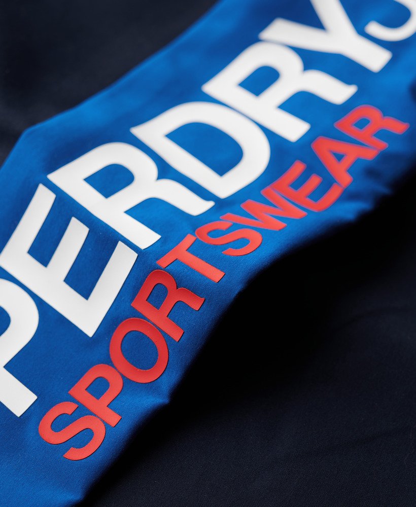 sportswear logo 19 inch boardshorts van gerecycled materiaal in een prachtige marineblauwe kleur