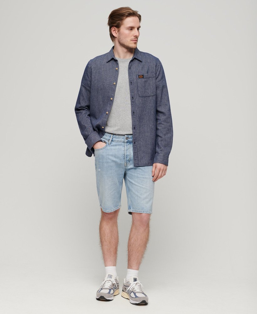 vintage rechte shorts in oakwood light