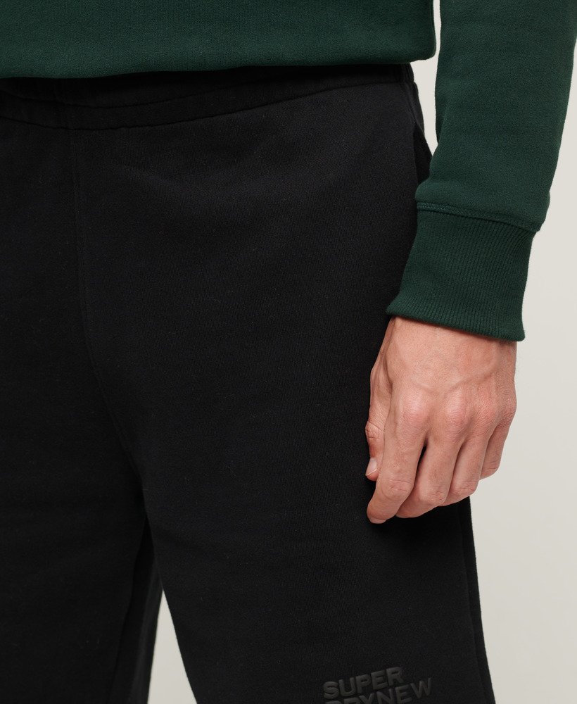 luxe sportshorts met losse pasvorm in zwart