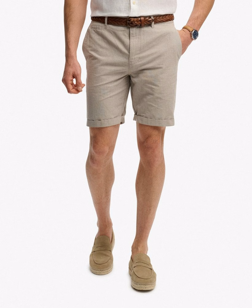 Premium getextureerde chino shorts