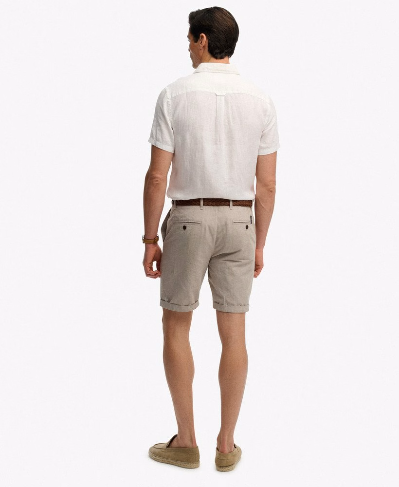 Premium getextureerde chino shorts