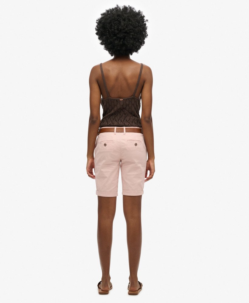 city chino shorts in peach whip