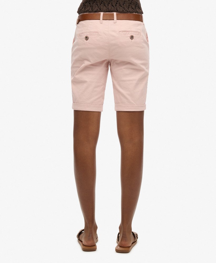 city chino shorts in peach whip