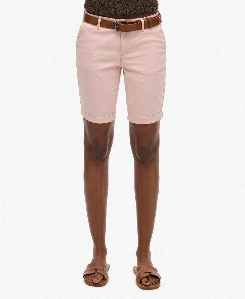 city chino shorts in peach whip