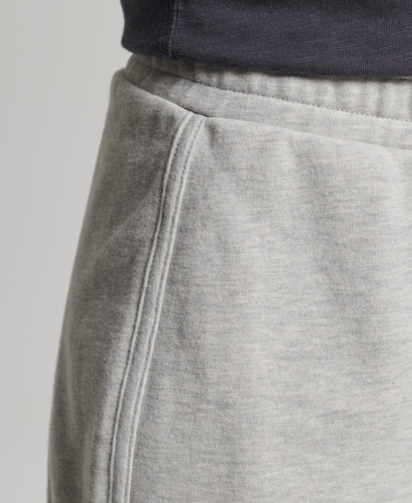 vintage cali shorts in lichtgrijs gemêleerd