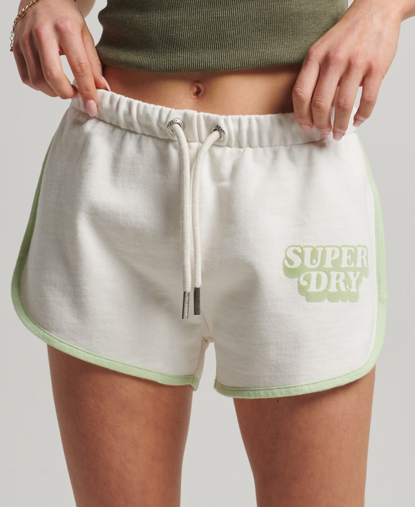 vintage cooper classic shorts in winterwitschuimgroen