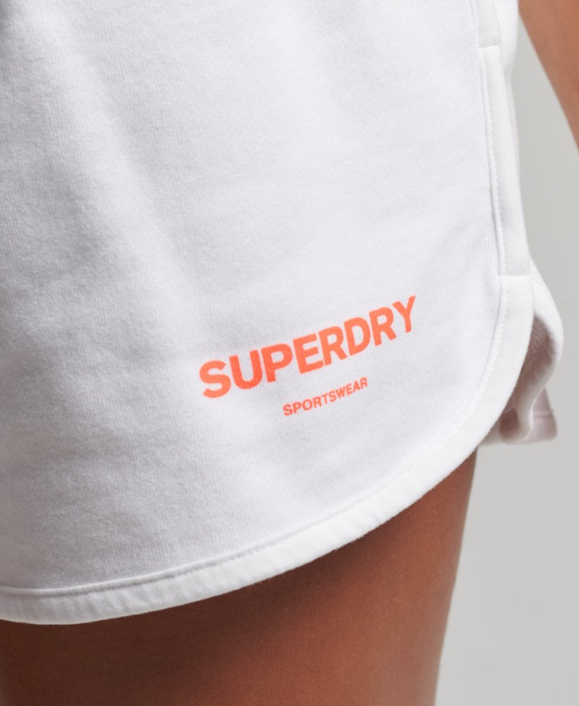 core sport sweat shorts in optic