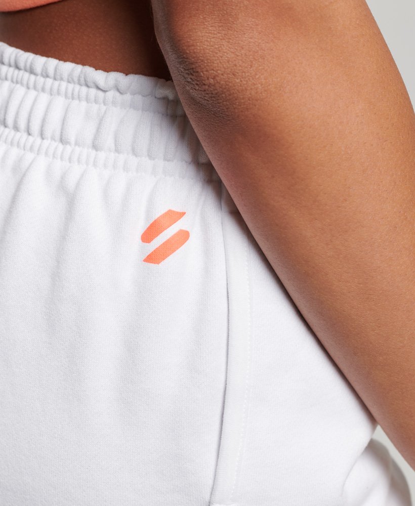core sport sweat shorts in optic