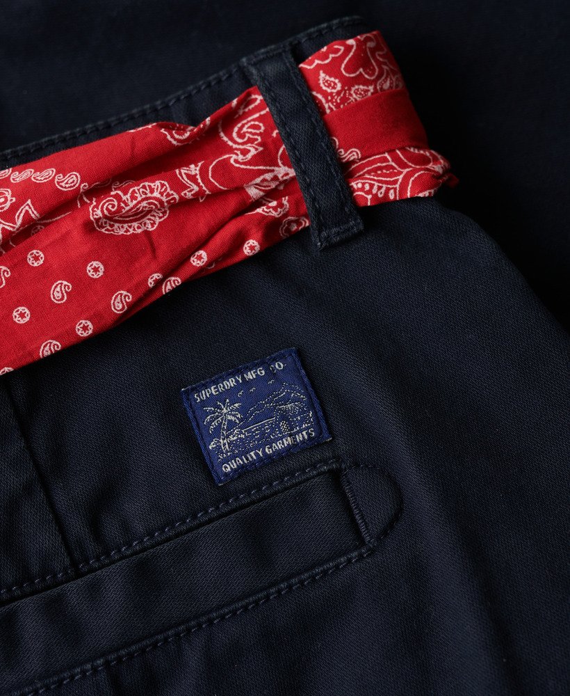 chino hot shorts in eclipse navy