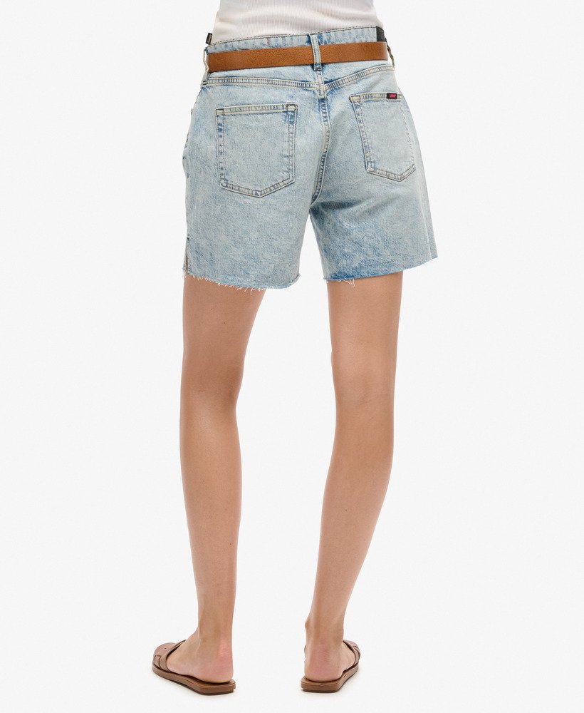 middelhoge afgesneden korte broek in vintage stijl voor de lente.