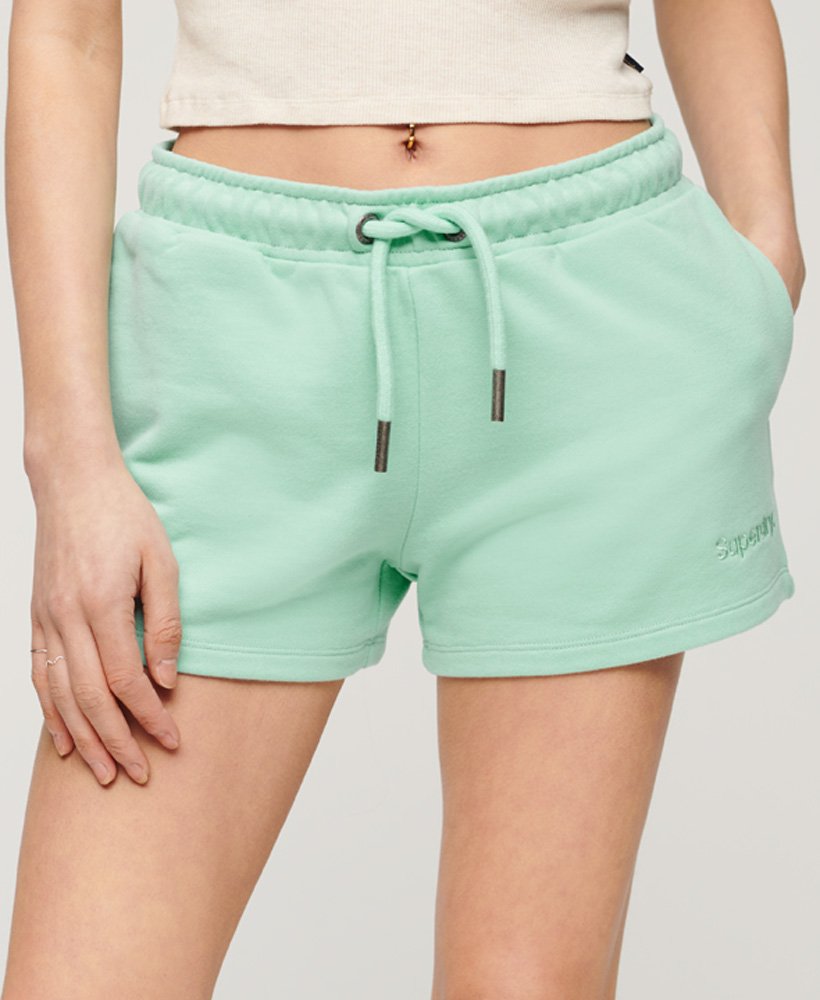 vintage jersey shorts in spearmint