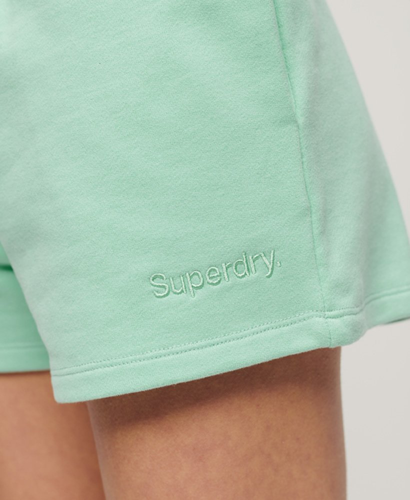 vintage jersey shorts in spearmint