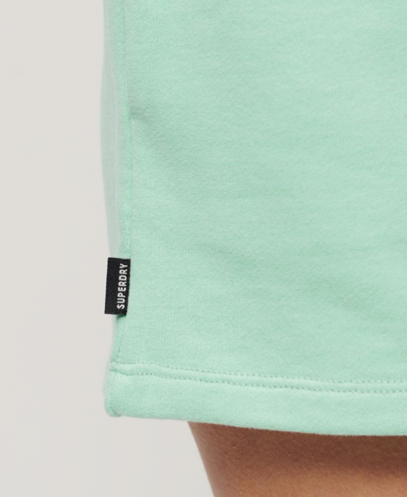 vintage jersey shorts in spearmint