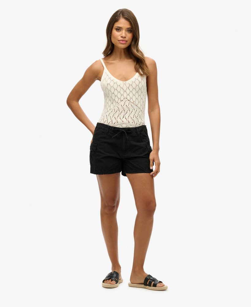 cargo shorts in het zwart