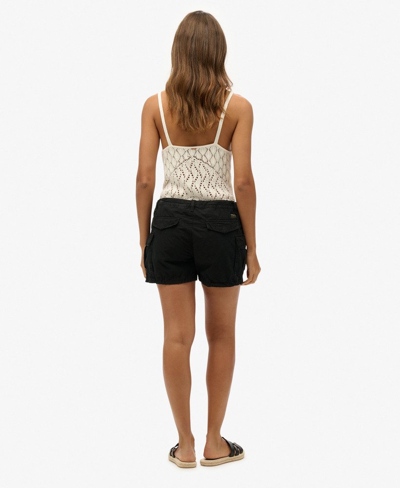 cargo shorts in het zwart