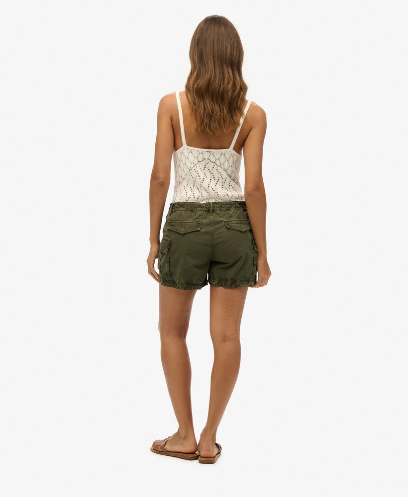 cargoshorts in olijfgroen
