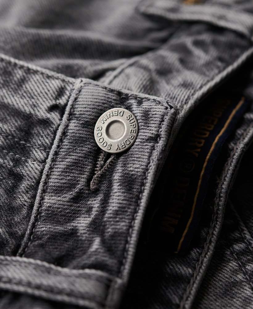 denim hot shorts in desert vintage silver