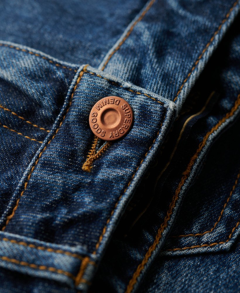 denim hot shorts in wheeler vintage blue