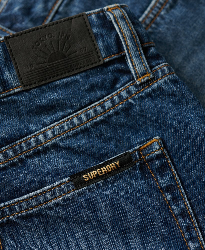 denim hot shorts in wheeler vintage blue