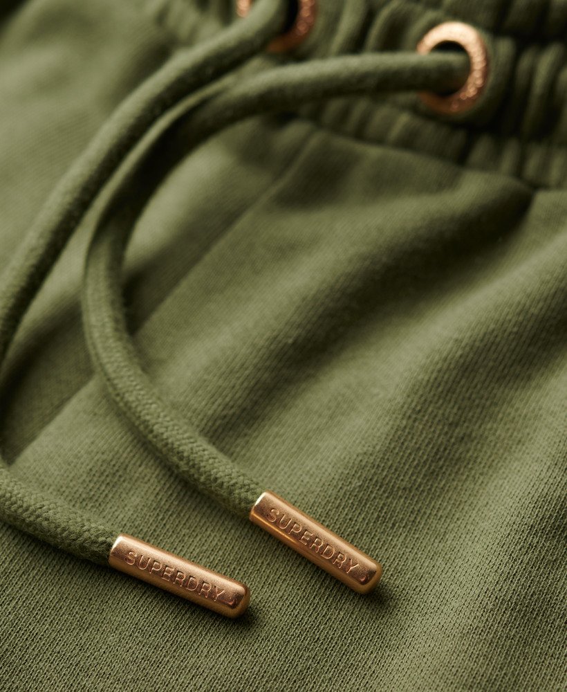 essential logo shorts in olijfgroen kaki