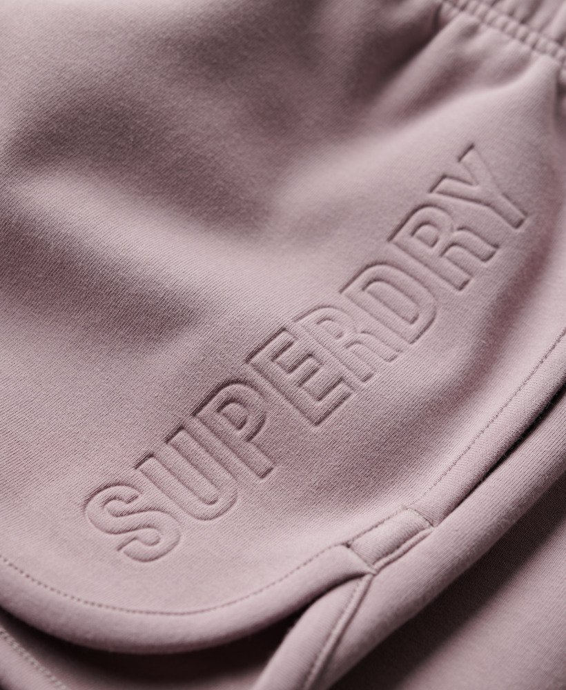 sports tech racer shorts in quail purple