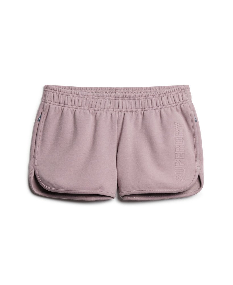 sports tech racer shorts in quail purple