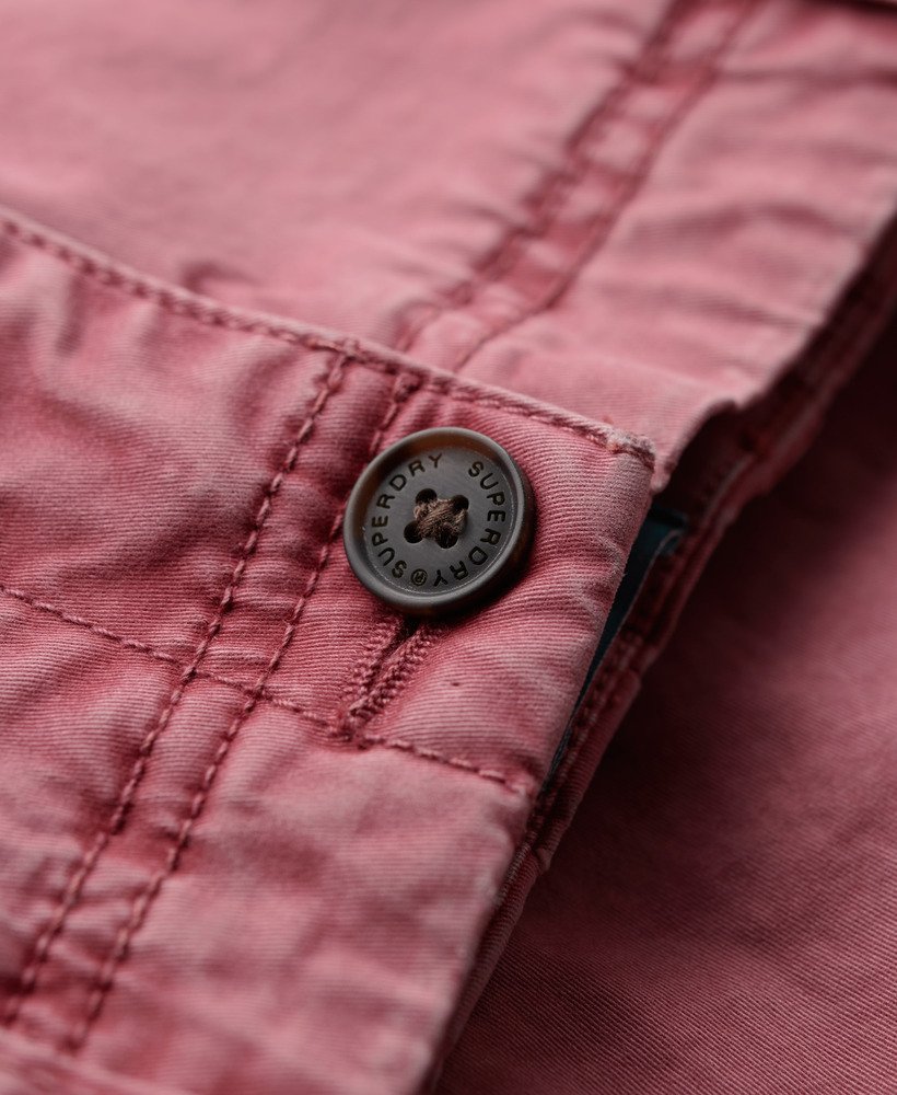 klassieke chino shorts in mauve roze