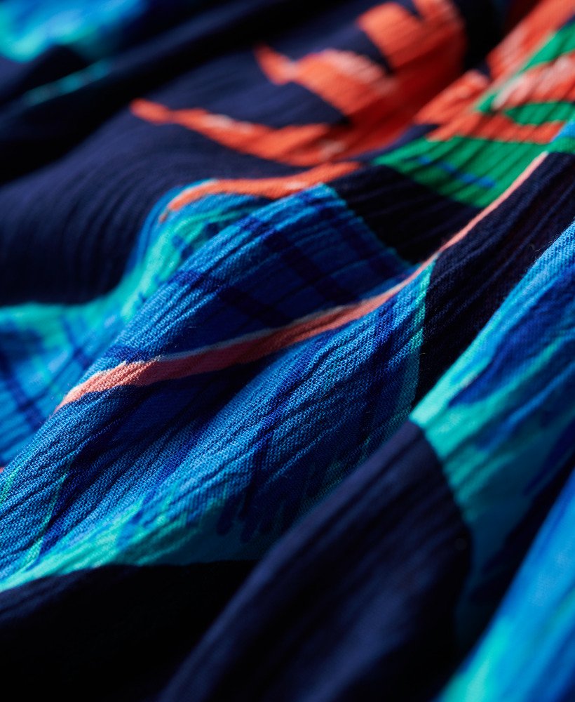 strandshorts in marineblauw paradijs