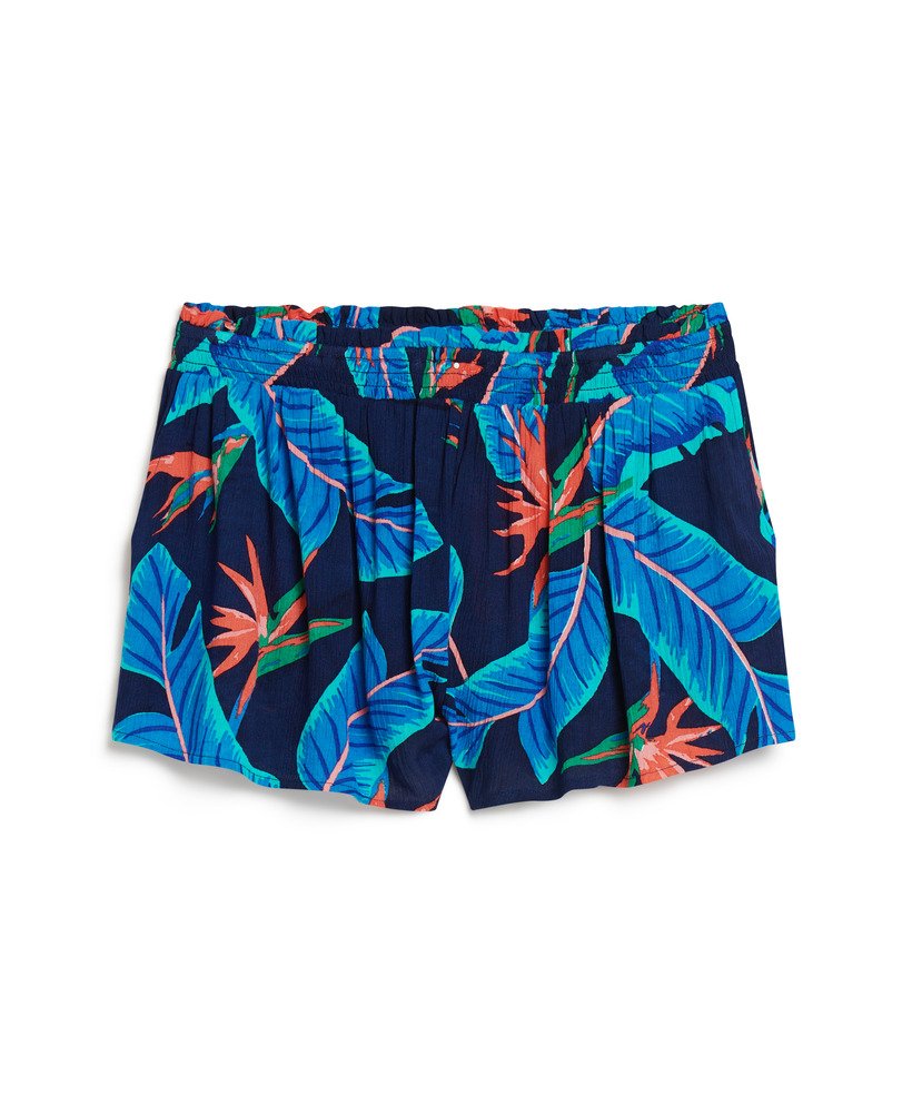 strandshorts in marineblauw paradijs