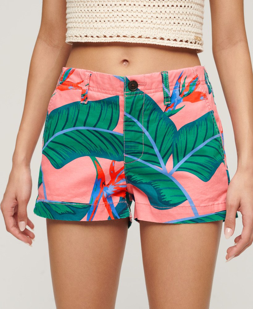 chino hot shorts in pink paradise