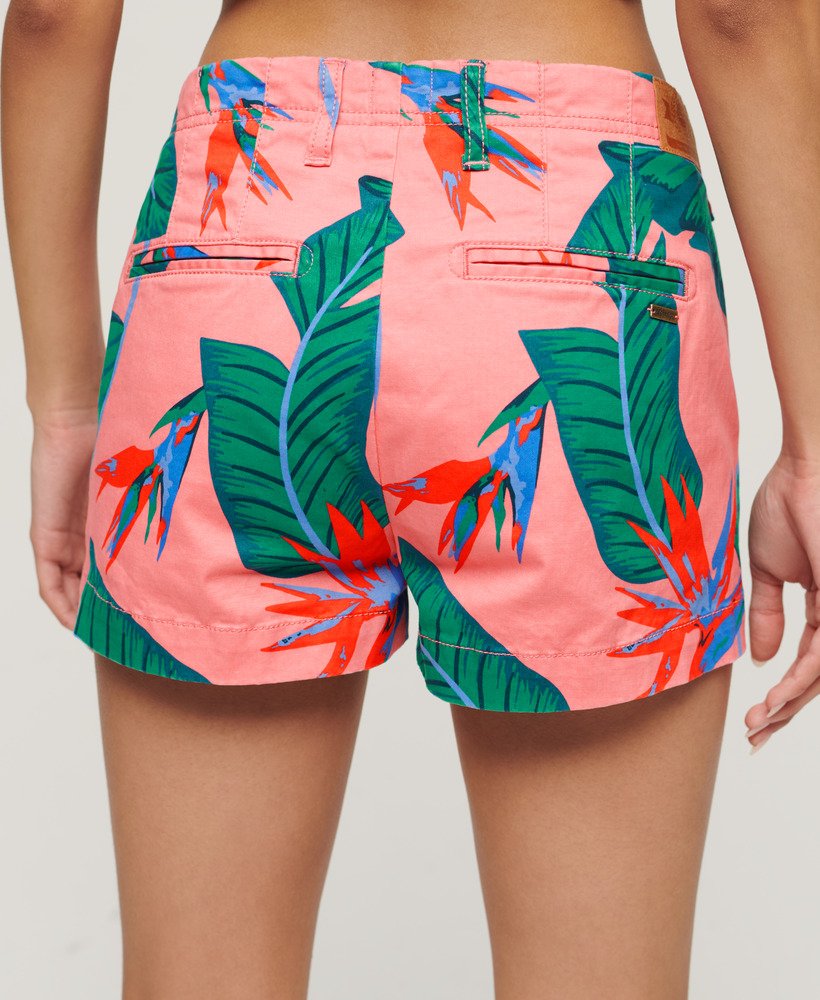 chino hot shorts in pink paradise