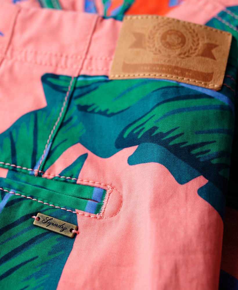 chino hot shorts in pink paradise