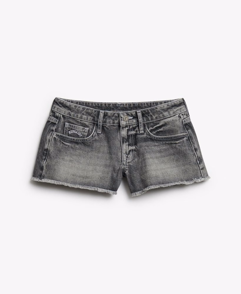 Laag uitgesneden denim hot shorts