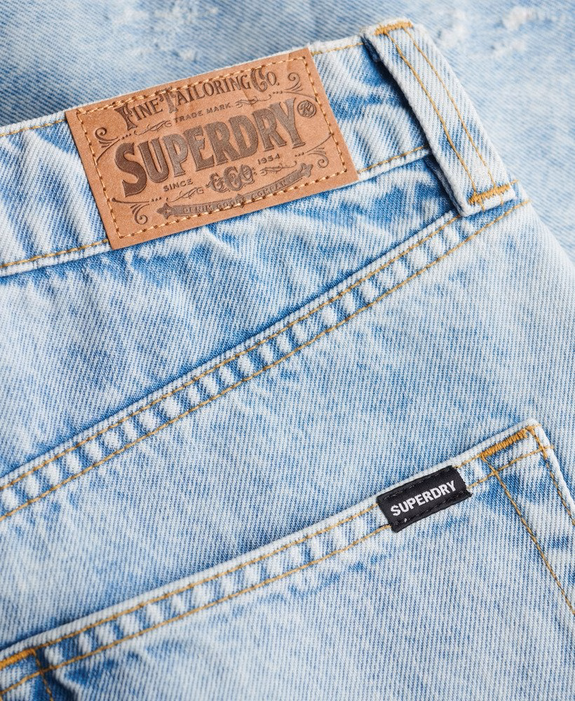 Middelhoge denim shorts