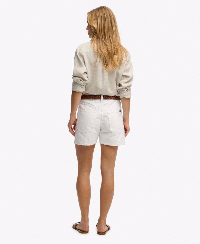 Middelhoge denim shorts
