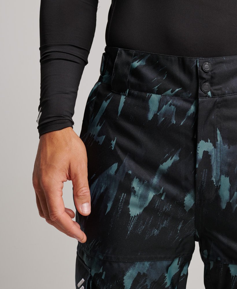 skireddingsbroek in donker camouflagepatroon brush camo large