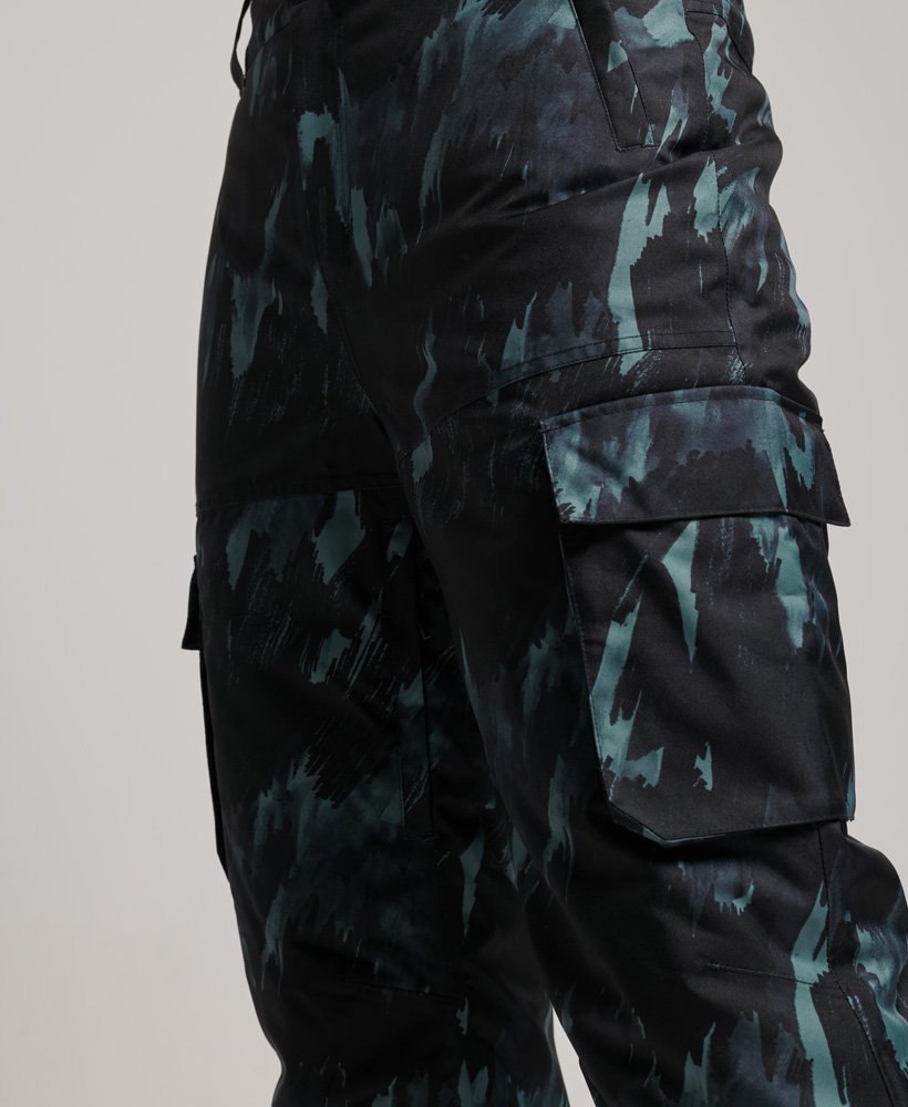 skireddingsbroek in donker camouflagepatroon brush camo large