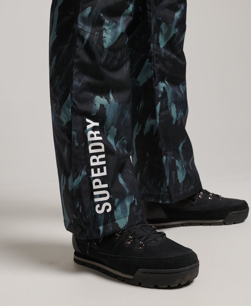 skireddingsbroek in donker camouflagepatroon brush camo large