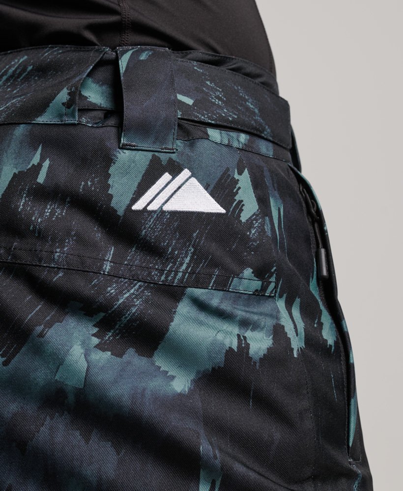 skireddingsbroek in donker camouflagepatroon brush camo large