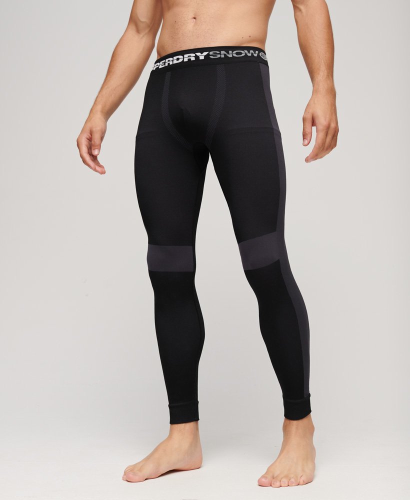 naadloze baselayer legging in zwart