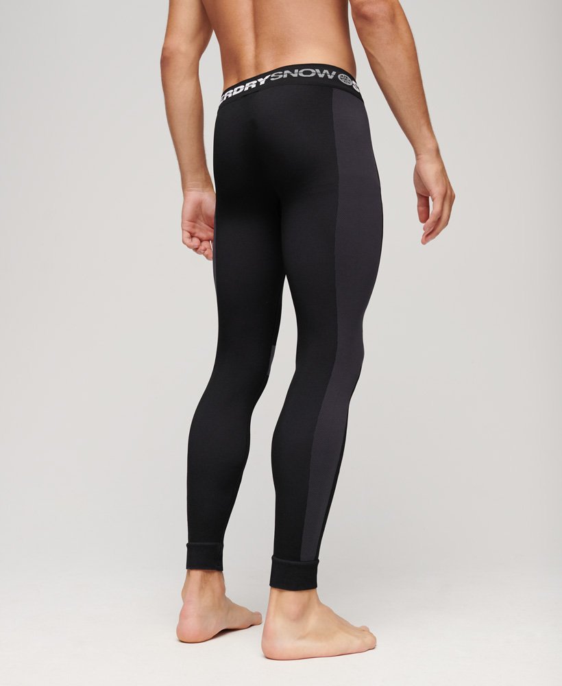 naadloze baselayer legging in zwart