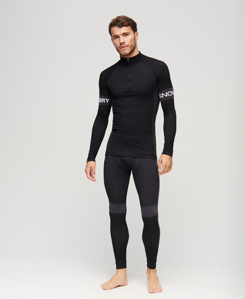 naadloze baselayer legging in zwart
