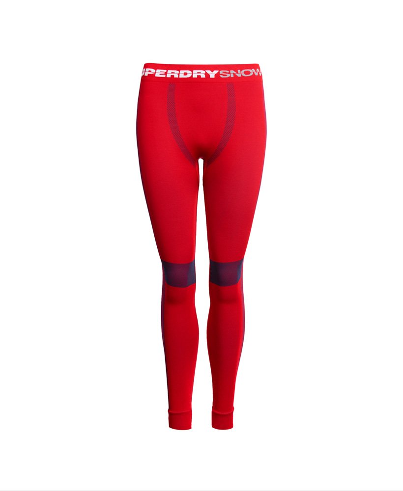 naadloze baselayer legging in wandelrood