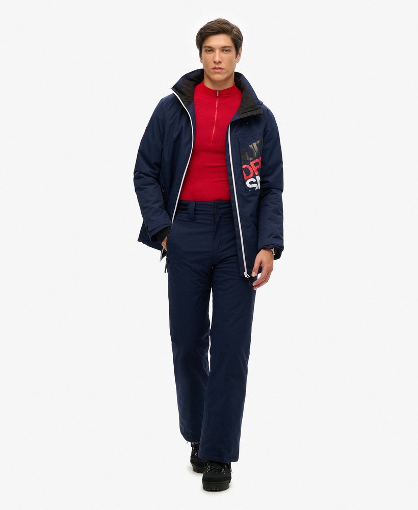 naadloze baselayer top met 14 rits in wandelrood