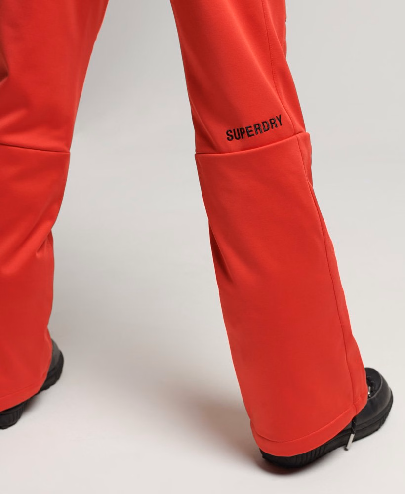 Slim fit ski softshell broek