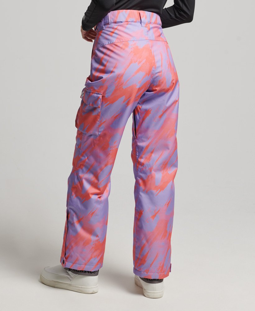 reddingsbroek in struikcamouflage lila