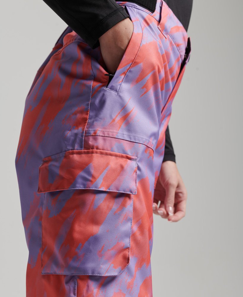 reddingsbroek in struikcamouflage lila