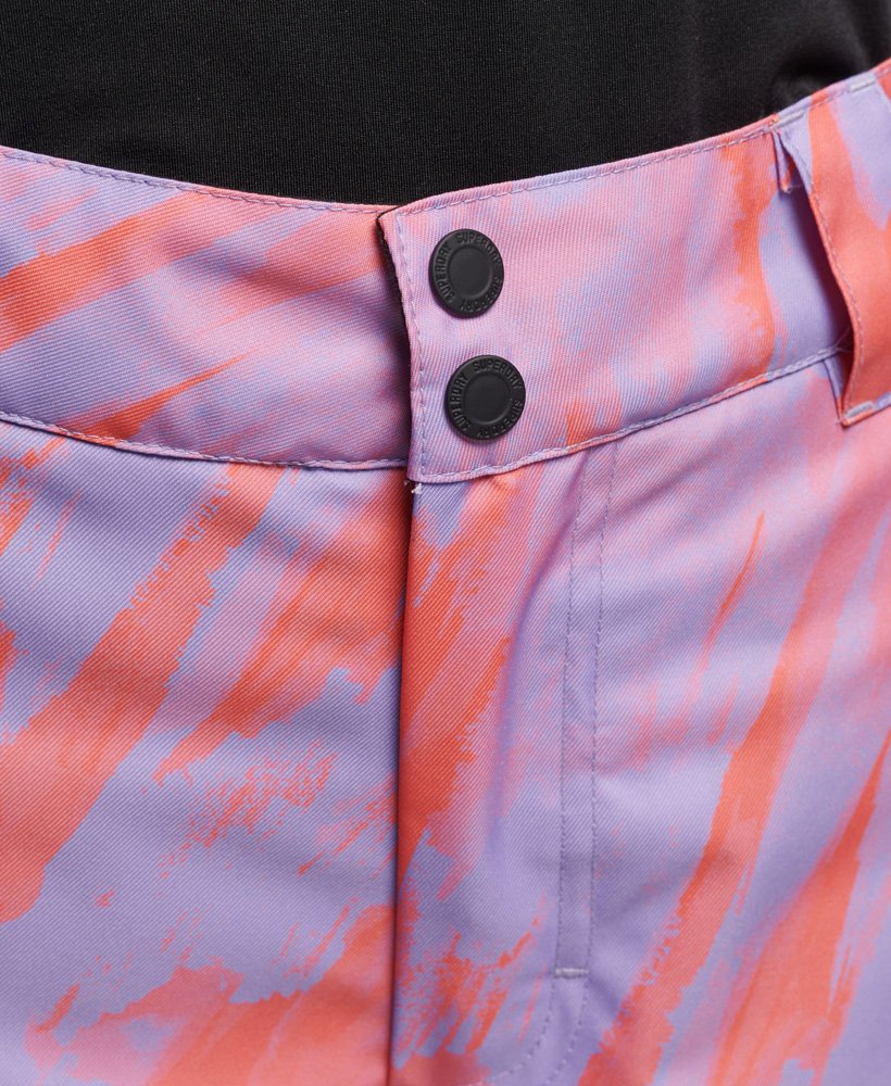reddingsbroek in struikcamouflage lila