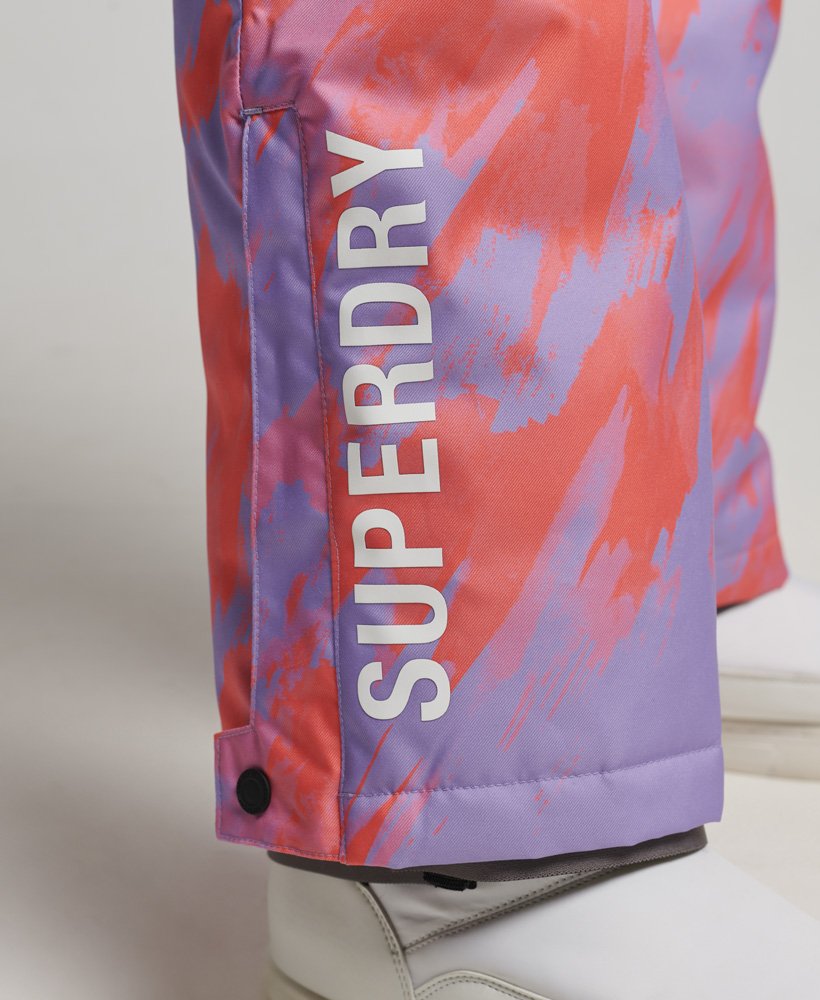 reddingsbroek in struikcamouflage lila