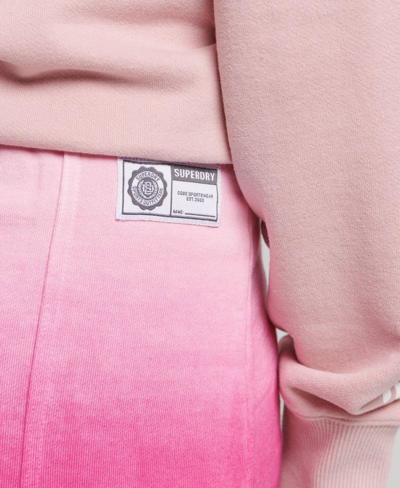essentiële dip-dye rok in felrozelichtroze.